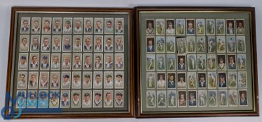 Two Frame Cricketers Cigarette Cards Sets, Players Cricketers 1934 complete set and Will's