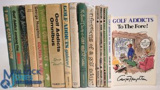 15x Golf books by George Houghton to include I am a Golf Widow 1961, Golf Addict among the Irish