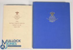 The Royal North Devon Golf Club 1864-1989 E.J Davies and G.E Brown limited edition (257/500) and The