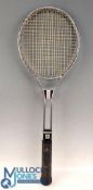Wilson T4000 Metal Tennis Racket, having sensor dome c1976-82, in good clean condition