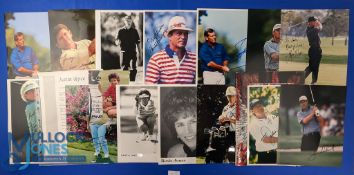 Golf Signed Photographs & Autographs - to include female golfers Patty Sheehan, Rosie Jones,