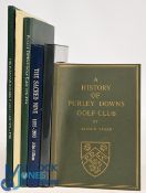 6x Golf History hardcover Books including Limited Edition and Centenary Books to include The Burnham