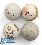 Rare Large Arc Heavy dimple pattern golf ball - with strike mark apparent, t/w 3x Unused golf