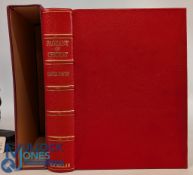 Cricket, Frith David: Pageant of Cricket, London 1987. Deluxe red leather-bound 1929 The Cricketer