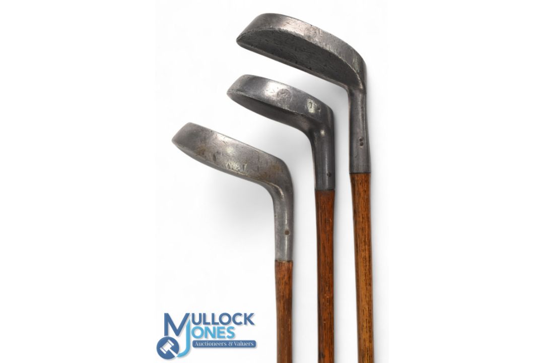 3x Alloy mallet head putters incl a Standard Golf Co SS model, a U model with central high lip, - Image 3 of 5