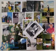 40x signed Golf Photographs, Lee Trevino, Fredrich Jacobsen, L Janzen, M James, T Jaklin, Dustin