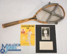 1937 Japanese Tennis Collection - to incl rare 1937 'Axis' Commemorative Lawn Tennis Programme, an