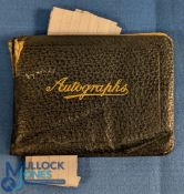 1930s Cricket Autograph book to include Jack Hobbs: an album containing around 130 autographs. 90%