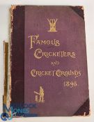 C W Alcock (Ed), Famous Cricketers and Cricket Grounds 1895, binding defective, contents clean and