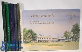 6x Golf History hardcover Books including Limited Edition and Centenary Books to include A Century