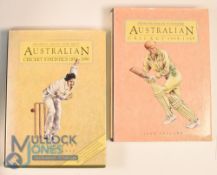 Books: Australian Cricket Statistics by Ross Dundas in association with Jack Pollard 2 volumes