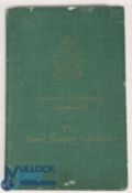 The Royal Bombay Golf Club Centenary Souvenir Handbook 1842-1942, good condition with some small