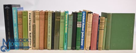 25x Cricket Books and Publications to include England Test Cricketeers The Complete Record from 1877