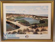 Baxter, Graeme signed 1991 Ryder Cup colour print - signed by the artist to the board and titled 