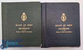1960-1972 Rules of Golf and Decisions by the rule committee, within 2 folders