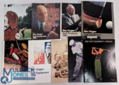 1980-1991 Ben Hogan Golf Club Accessories Sales Catalogues, to include a run of years of 1980 to