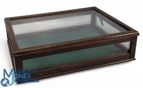 Glass Display Case, with hinged lid, great for display, scratch built - size #16cm x 46cm x 58cm
