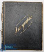 1924 Harry Vardon Autograph, in a period album. This signature was obtained at the opening of the