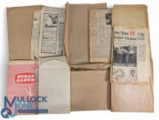 1953-1997 Ryder Cup Newspaper Cutting with scrap book