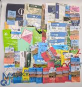 1998-2015 The Open Golf Tickets, Collection Passes, car park tickets, and related paperwork