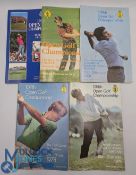 1978-1992 The Open Golf Championship Programmes, to include years of 1978, 1979, 1980, 1981 and 1992