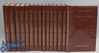 Wisden Cricketers' Almanacks 1864-1878, limited edition (181/1000) facsimile set issued 1991,