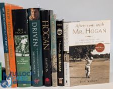 Golf Books, to include signed by author: Driven - Nick Faldo, Dale Concannon, I Remember Ben Hogan -