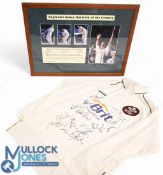 c2007 Surrey multi signed Cricket Shirt, made by Surridge size M - comes with a Darren Gough England