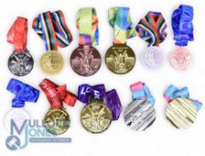 Replica Commemorative Olympic Medals, all metal medals with lanyards, winter and summer to include