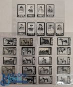 Ogden's Racehorses and Jockeys Cigarette Cricket Cards, 29 assorted cards
