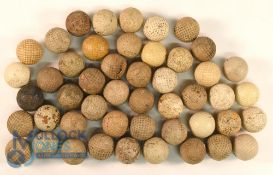 Quantity of early dimple and recessed rubber core Golf Balls (used)