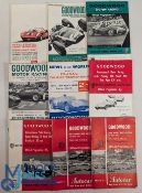 1957-1964 Goodwood Motor Sport Programmes, 1957 BARC Whit Monday meeting x2, BARC 1958 International