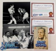 Boxing Collectables - Henry Cooper Boxing signed paperback book, by Cornet 1972 signed copy with