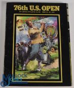 1976 Official US Open Golf Programme: 76th Open Championship 17-20 June played at Atlanta Athletic