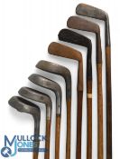 8x Assorted putters - Mills RNG model, Braid Mills model, Standard Mills model, Cassidy V model,