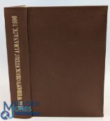 Wisden Cricketers' Almanack 1896 rebound in brown boards, having a W G Grace photograph -original