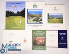 8x paperback Golf Publications, 8x and Centenary Books to include The Royal Norwich Golf Club 1893-
