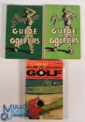 Gregory's Guides: 1940s Guide for Golfers Price 3/-, 1950s Price 5/- together with 1964 2nd