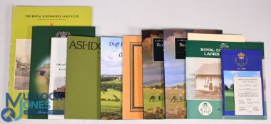 An assorted lot of Golfing paperback publications to include The Royal Eastbourne Golf Club 1887-