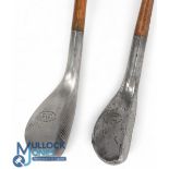 2x Mills standard lie clubs to incl a BS1 model Mills t/w a BS2 model - both fitted with full length