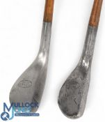 2x Mills standard lie clubs to incl a BS1 model Mills t/w a BS2 model - both fitted with full length