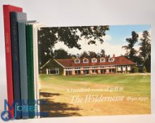 6x Golf History Books including Centenary and Limited Edition Books to include Clapham Common Golf