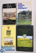 4x Golf History hardcover Books to include The Story of the R&A being the history of the first two
