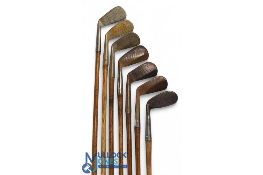 7x Various irons incl Cochrane niblick J Bremner mashie, Spieler mashie, St Andrews mid-iron, - Image 3 of 3