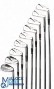 MacGregor Tourney 'Colokrom' M85 Golf Irons (9) features 3-9, PW and SW - stamped Tour Forged,