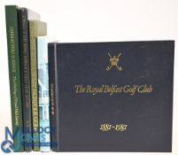 5x Golf History hardcover Books to include Characters & Kings The Making of Royal Mid-Surrey 1991