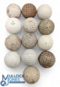 13x Mesh pattern Golf balls incl 4x reproduction