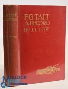 F G Tait A Record by 1900 J.L Low hardcover book with small foxing to end pages/edge, in a