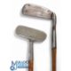 2x Interesting putters features a Gibson for Lillywhite very bent neck metal blade with full face - Image 2 of 3