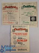 1931-1948 Three Golfing Magazines, with examples of June 1931 (has a loose front cover part only),